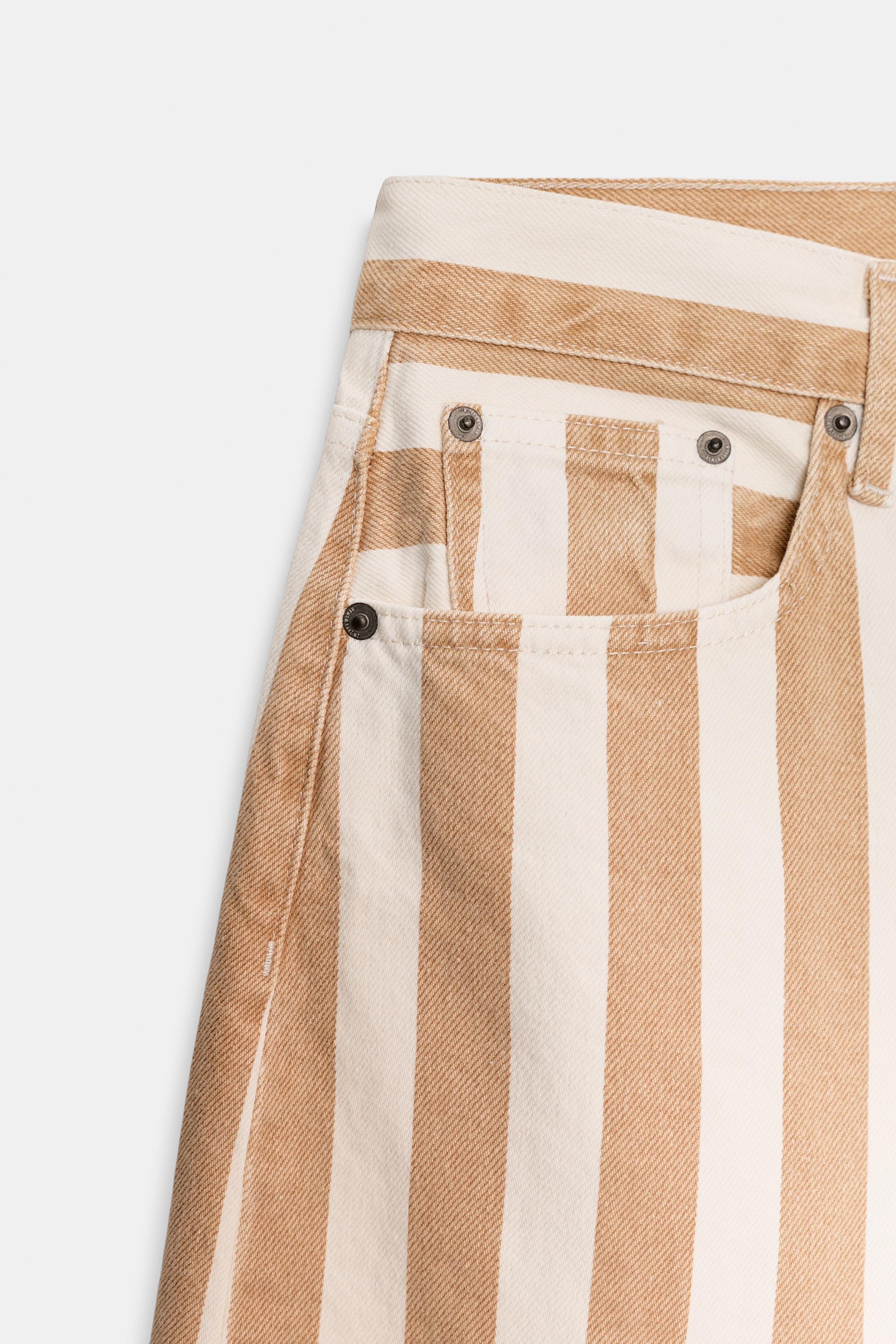 JEAN JUPE-CULOTTE RAYURES TAILLE MOYENNE ZW COLLECTION